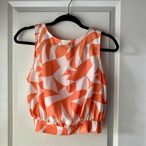Flying Tomato Graphic Orange 2-Piece Pant and Top Set